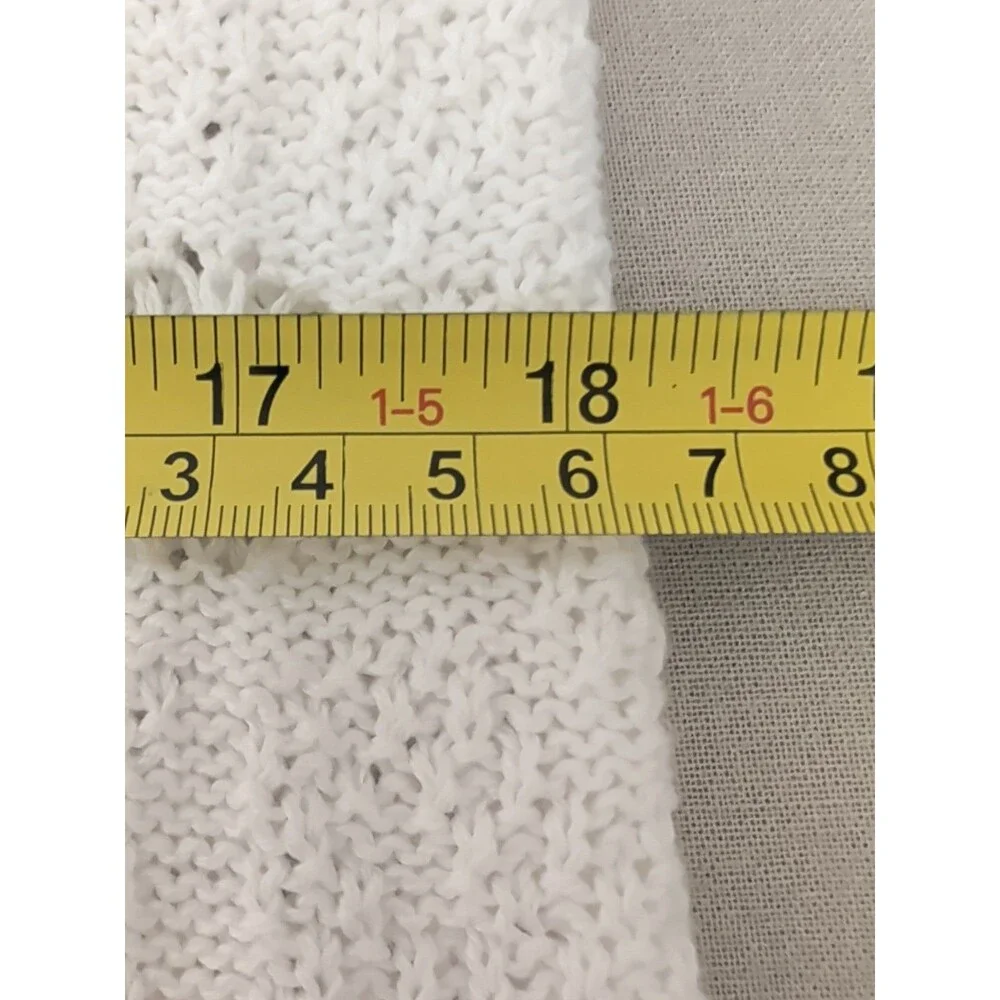 ❤️Wild Fable Cover up Womens XL White Crochet Flower Boho Summer Festival❤️ - Picture 10 of 11